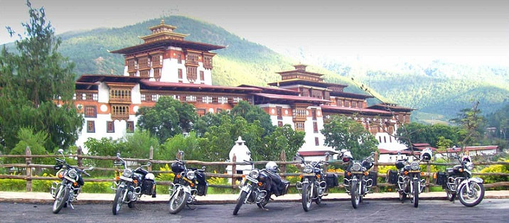 Motorbike tour, Bhutan